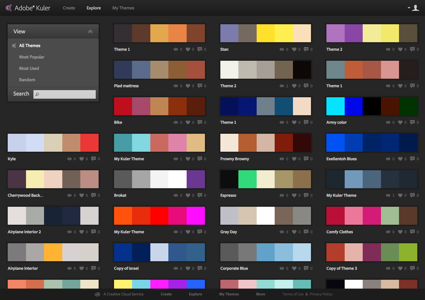 204 Unicorn Color Palette Web Page for Kids